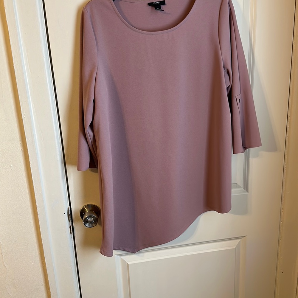 Alfani asymmetrical knit top